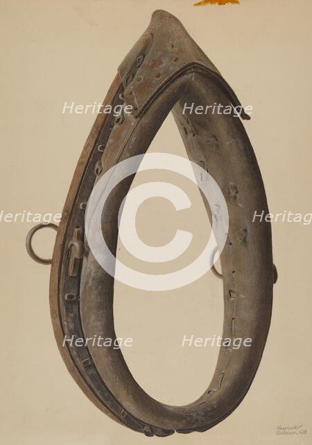 Ox Collar, 1938. Creator: Alexander Anderson.