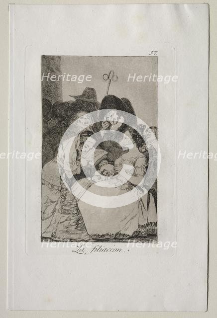 Caprichos: The Filiation. Creator: Francisco de Goya (Spanish, 1746-1828).