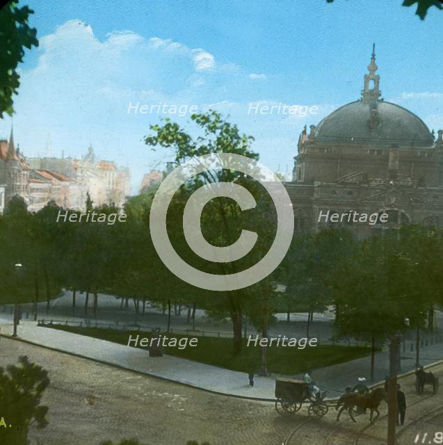 The National Theatre, Christiania, (Oslo), Norway, late 19th-early 20th century. Creator: Fradelle & Young.