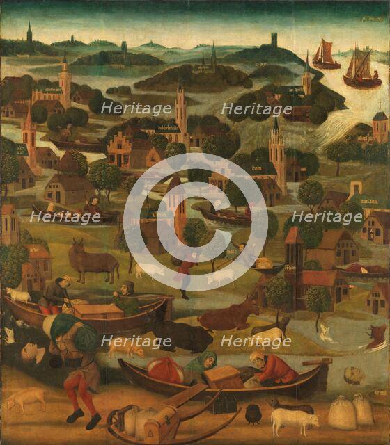 The Saint Elizabeth’s Day Flood, c.1490-c.1495. Creator: Master of the St Elizabeth Panels.