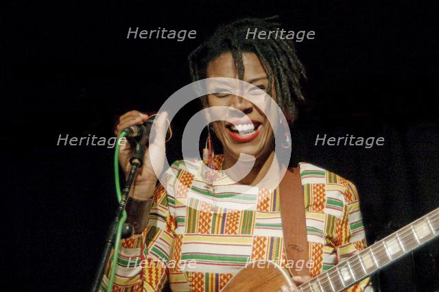 Carmen Souza, Carmen Souza's Silver Messengers, Verdict Jazz Club, Brighton East Sussex, 2019. Creator: Brian O'Connor.