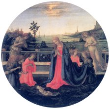 'The Adoration', c1480s. Artist: Filippino Lippi