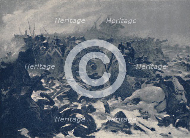 'The Fourteenth of the Line at Eylau', February 1807, (1896). Artist: Unknown.