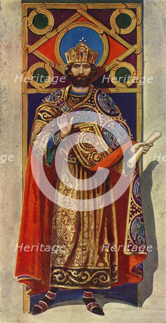 'A Byzantine Emperor of the Eighth and Ninth Centuries, A.D.', 1924. Creator: Herbert Norris.