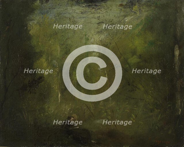 Solitude, la forêt, between 1850 and 1875. Creator: Jean-Baptiste Carpeaux.