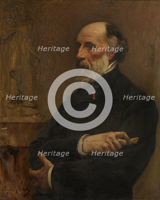 The Sculptor Jacques De Braekeleer, 1886. Creator: Charles Verlat.