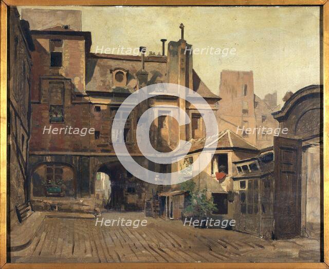 Hotel Vieuville, quai des Celestins, around 1927, between 1922 and 1932. Creator: Unknown.