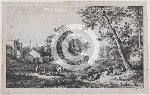 Landscape at Ambronay, 1796. Creator: Jean-Jacques de Boissieu.