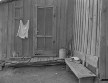 Back door of Texas tenant farmer's house, 1937. Creator: Dorothea Lange.