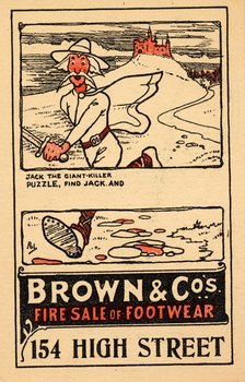 Brown & Co’s - footwear, 1910s-1920s. Artist: Unknown