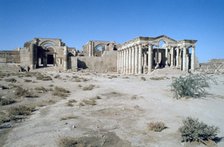 Ruins of Hatra (Al-Hadr), Iraq, 1977.