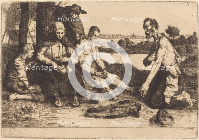 Meal Time, 1883. Creator: William Strang.