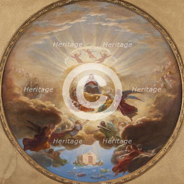 La Translation de la Sainte Maison par les anges, between 1828 and 1837. Creator: Pierre Claude François Delorme.