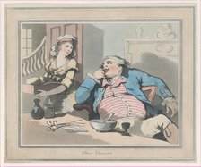 After Dinner, 1790?., 1790?. Creator: Thomas Rowlandson.