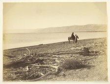 Mer Morte et Montagnes de Judée. Palestine(The Dead Sea and the Mountains of Judea, Palestine), 1875 Creator: Felix Bonfils.