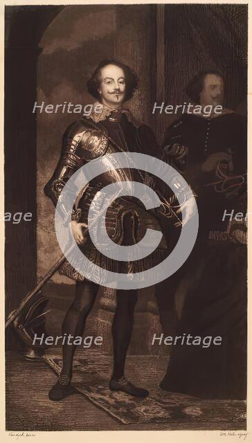 An Italian Nobleman, Member of the Lomellini Family, (c1620s), c1890s. Creator: William Brassey Hole.