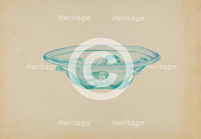 Bowl, 1935/1942. Creator: John Tarantino.