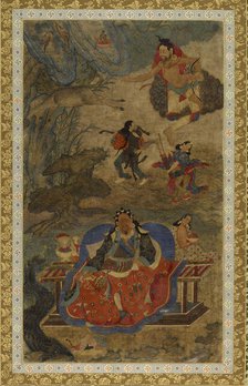 Mahasiddhas Shavaripa and Dharikapa, c1600. Creator: Unknown.