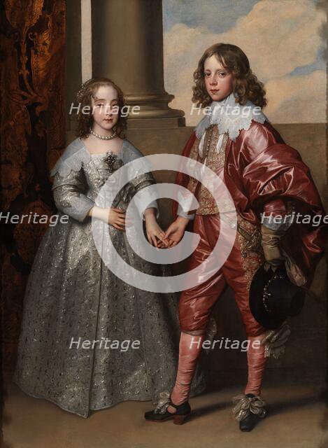 William II, Prince of Orange, and his Bride, Mary Stuart, 1641. Creator: Anthony van Dyck.