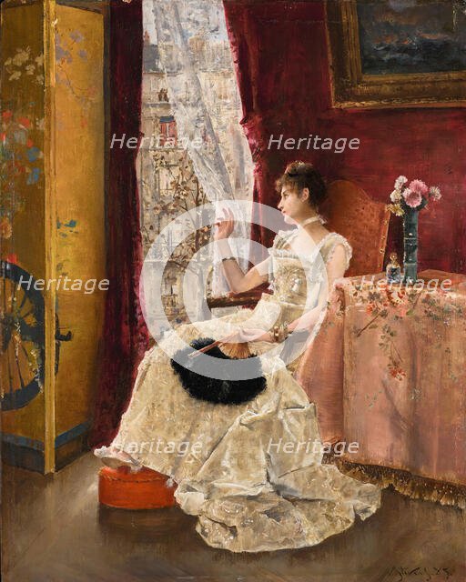 Rêverie, 1885. Creator: Stevens, Alfred (1823-1906).