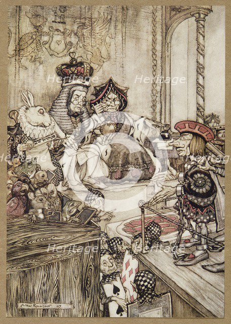 Who Stole the tarts?, from Alice's Adventures in Wonderland, by Lewis Carroll, pub. 1907 .