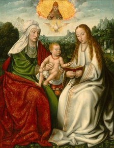 Saint Anne with the Virgin and the Christ Child, c. 1511/1515. Creator: Master of Frankfurt.