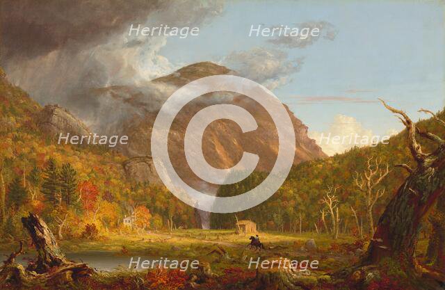 A View of the Mountain Pass Called the Notch of the White Mountains (Crawford Notch), 1839. Creator: Thomas Cole.