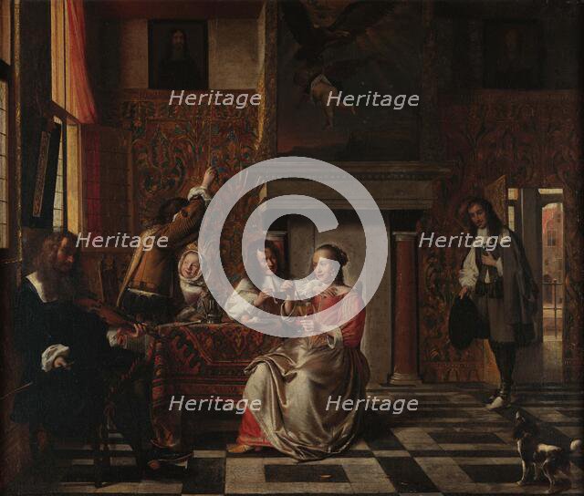 Merry Company. Creator: Hooch, Pieter, de (1629-1684).