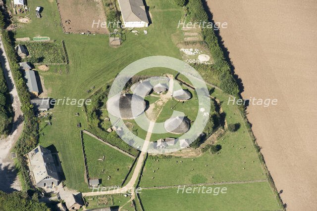 Butser Ancient Farm, an archaeological open air museum, Petersfield, Hampshire, 2016. Creator: Damian Grady.