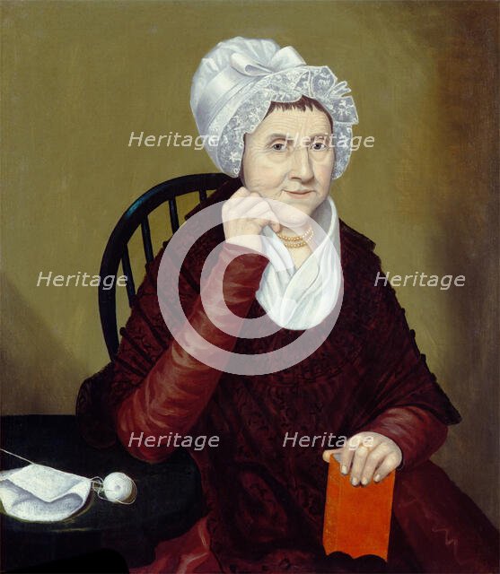 Mrs. Ammi Ruhamah Robbins, 1812. Creator: Reuben Moulthrop.