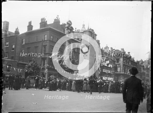 Cenotaph, Whitehall, Westminster, City of Westminster, London, 1919. Creator: Katherine Jean Macfee.