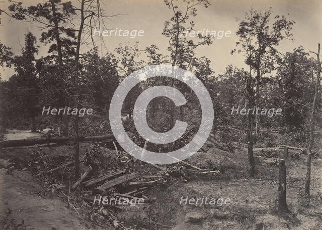 Battle Field of Atlanta, Georgia, July 22nd 1864 No. 1, 1860s. Creator: George N. Barnard.