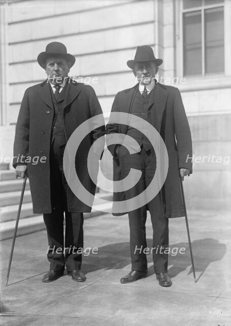 John Hollis Bankhead, Rep. from Alabama, with Son, William B. Bankhead, 1917. Creator: Harris & Ewing.