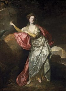 Portrait of Ann Brown in the Role of Miranda (?), 1770. Creator: Johan Zoffany.