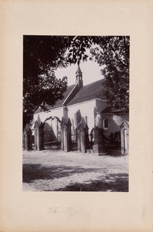 Church with a nave, presbytery and a semicircular apse, unknown location, between 1905-1910. Creator: Unknown.