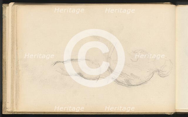 Study of the Allegorical Figure of Health in Rubens' "The Birth of Louis XIII", 1880/1883. Creator: Paul Cezanne.