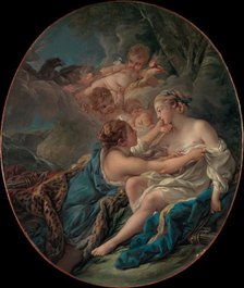 Jupiter, in the Guise of Diana, and Callisto, 1763. Creator: Francois Boucher.