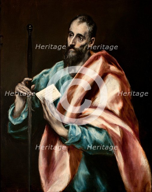 The Apostle Paul. Artist: El Greco, Dominico (1541-1614)