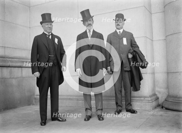 Edward Graham, President, National Electric Co.; Henry Brown Floyd MacFarland, 1913. Creator: Harris & Ewing.