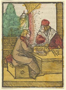 The Parable of the Rich Man and the Housekeeper, 2, from Das Plenarium, 1517. Creator: Hans Schäufelein the Elder.