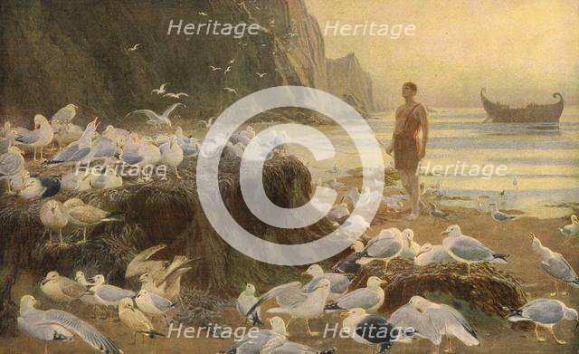 'An Old World Wanderer', 1887, (c1930).  Creator: Briton Riviere.