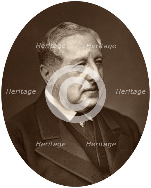 Lord Augustus Loftus, governor of New South Wales, 1880.Artist: Lock & Whitfield