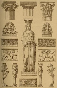 Ancient Greek ornamental architecture and sculpture, (1898).  Creator: Unknown.