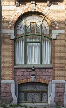Maison Langbehn, 90-92 Rue Renkin, Brussels, Belgium, (1901), c2014-2017. Artist: Alan John Ainsworth.
