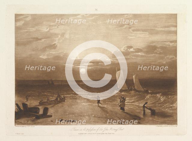 The Mildmay Sea-Piece (Liber Studiorum, part VIII, plate 40), February 11, 1812. Creator: JMW Turner.