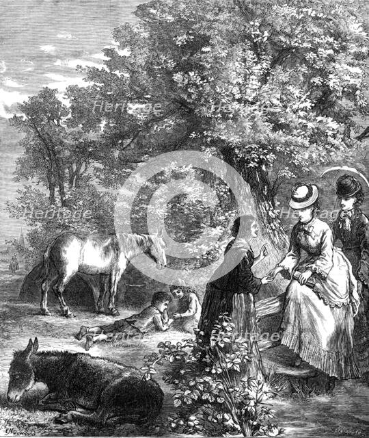 An Autumn Ramble, 1872. Creator: Wentworth.