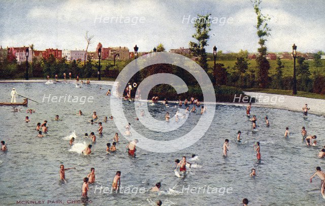 McKinley Park, Chicago, Illinois, USA, 1915. Artist: Unknown