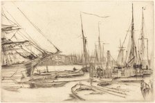 A Sketch from Billingsgate, 1878. Creator: James Abbott McNeill Whistler.