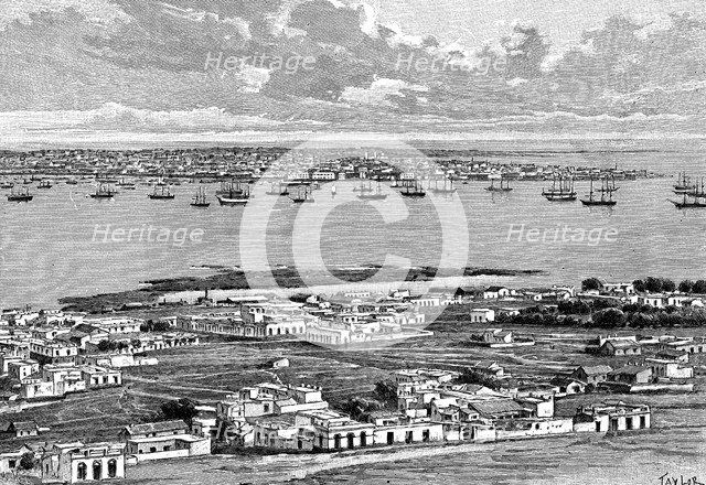 Montevideo, Uruguay, 1895.Artist: Taylor