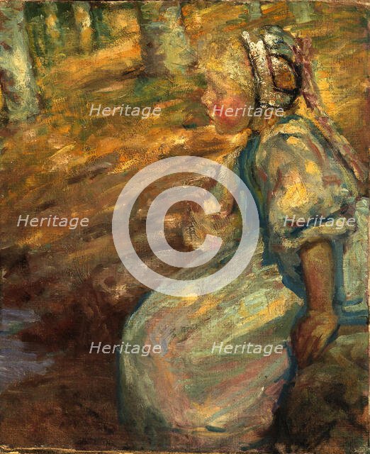 Peasant Girl, 1900. Creator: Alice Pike Barney.